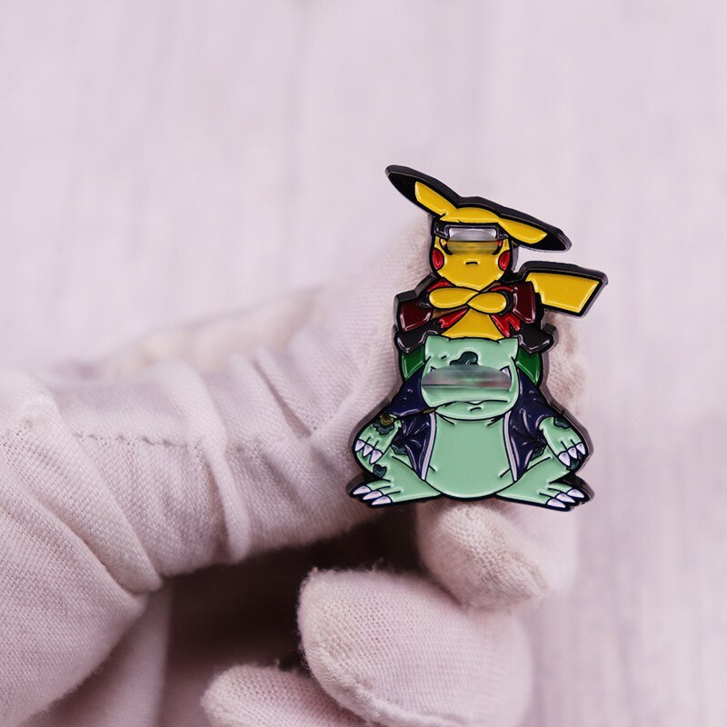 C3014 Cool Anime Aktovka Odznaky Smalt Pin Klopové špendlíky pre batohy Brošne pre oblečenie Šperky Doplnky Darček pre priateľa