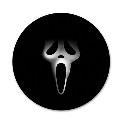 Odznak Ghostface Scream, brošňa, špendlíky, doplnky na oblečenie, batoh, dekorácia, darček