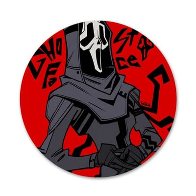 Odznak Ghostface Scream, brošňa, špendlíky, doplnky na oblečenie, batoh, dekorácia, darček