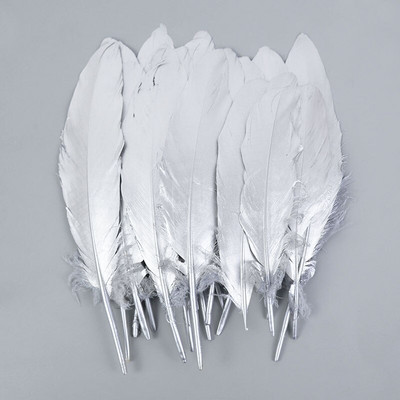 10/20 tk kullast kastetud sulgedest looduslikud hane kalkuni suled pulmapeoks kinkekarbi tordikaunistuseks õhupalli täiteaine DIY käsitöö