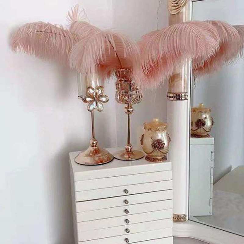 10 vnt/stal. Natūralios baltos stručio plunksnos vestuvių namų dekoravimas 15-20 cm / 25-30 cm / 30-35 cm Stručio plunksnos stalo centrinė amatai