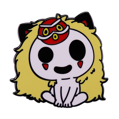 C2134 Kawaii Printesa Mononokes Pin email dur Anime Film Fan Insigna de colectie Mysterious Magic Brosa Moda Unic Gift3