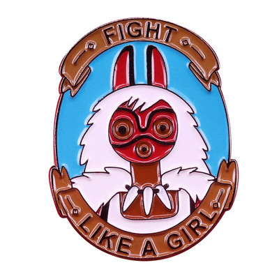 C2134 Kawaii Printesa Mononokes Pin email dur Anime Film Fan Insigna de colectie Mysterious Magic Brosa Moda Unic Gift3