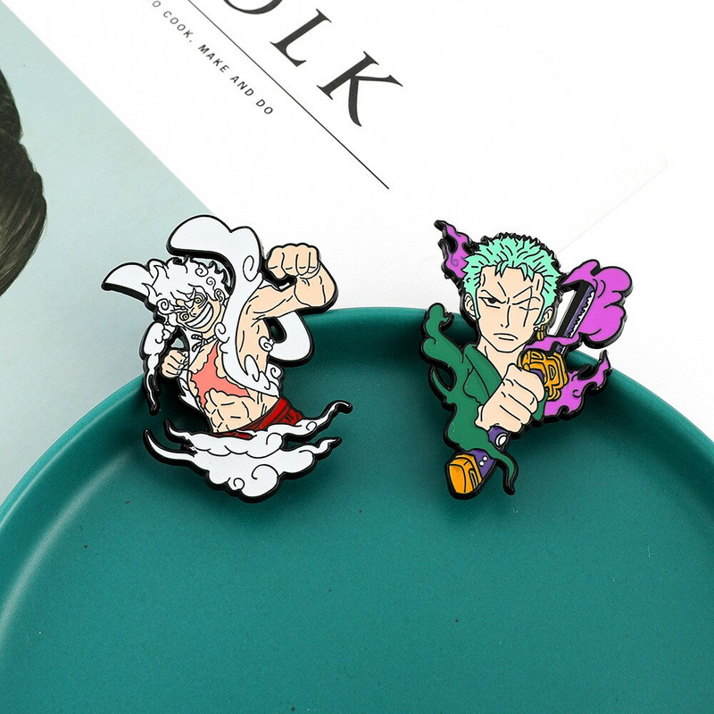 C3578 Cool odznaky smaltovaná brošňa Anime kovové klopové špendlíky pre batohy brošne pre ženy módne šperky doplnky darčeky