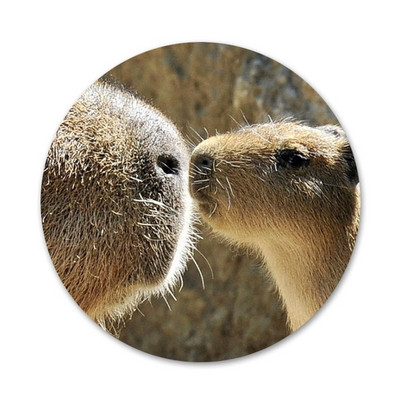 Animal Funny Capybara Εικονίδια ειδικής προσφοράς Καρφίτσες Διακοσμητικό σήμα Καρφίτσες Μεταλλικές κονκάρδες για ρούχα Διακόσμηση σακιδίου πλάτης