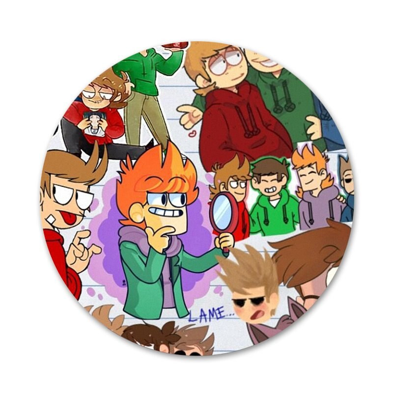 Eddsworld Badge Καρφίτσα Καρφίτσα Αξεσουάρ για Ρούχα Σακίδιο πλάτης Διακόσμηση δώρο 58mm