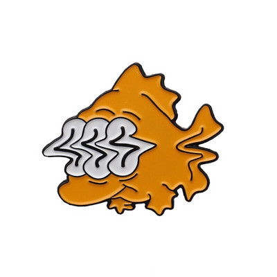 Vtipné zvláštne kreslené smaltované brošne, vtipná rodina, deformované oči, batoh, topánky, ozdoba, odznak, olej, kvapkajúce špendlíky