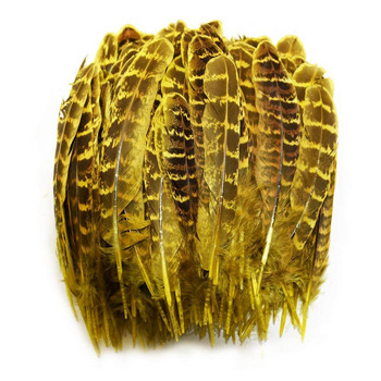 Естествени пера от фазан за дрехи 4-6\