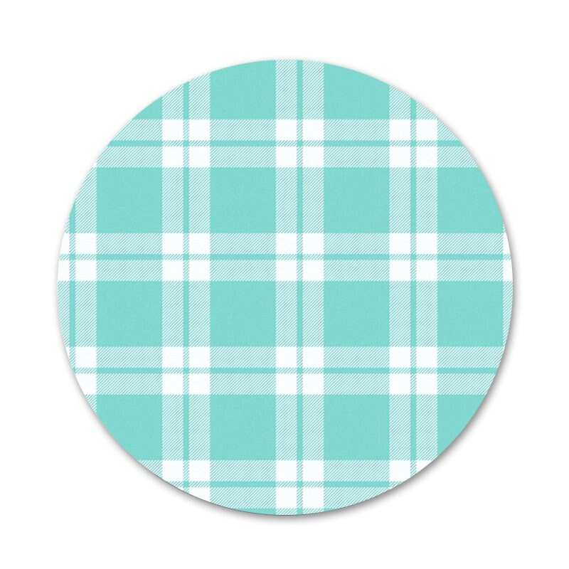 58mm must valge ruuduline triip läbipaistvad ikoonid nööpnõelad märgi kaunistus prossid metallist märgid riiete jaoks seljakoti kaunistus