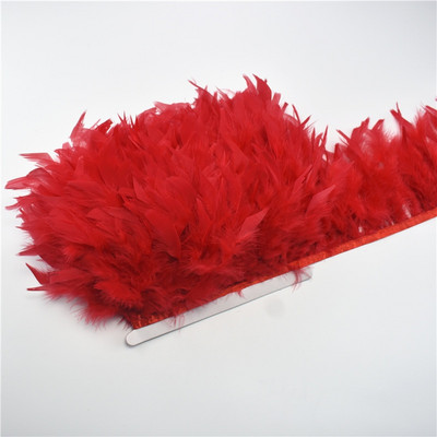 Panglică cu franjuri cu pene de curcan pufoase de 10 metri, pene de marabu pe bandă, franjuri, garnituri de cusut, bricolaj, haine, decorare pentru rochii