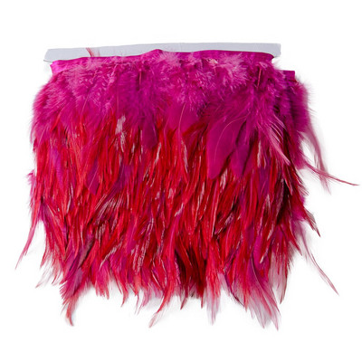 Juju Hat, 1 metru, pene de pui de cocos, franjuri, 10-15 cm, decorare cu pene, panglică, bricolaj, accesorii pentru tapiserie