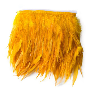 Juju Hat, 1 metru, pene de pui de cocos, franjuri, 10-15 cm, decorare cu pene, panglică, bricolaj, accesorii pentru tapiserie