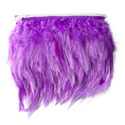 Juju Hat, 1 metru, pene de pui de cocos, franjuri, 10-15 cm, decorare cu pene, panglică, bricolaj, accesorii pentru tapiserie