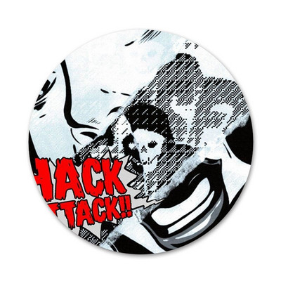 58mm Watch Dogs 2 Dedsec Ikony Špendlíky Odznak Dekorácia Brošne Kovové Odznaky na Dekoráciu Batohu