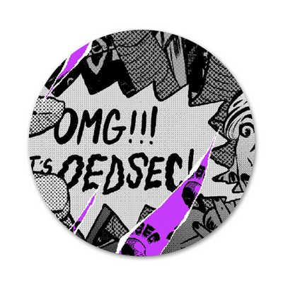 58mm Watch Dogs 2 Dedsec Ikony Špendlíky Odznak Dekorácia Brošne Kovové Odznaky na Dekoráciu Batohu