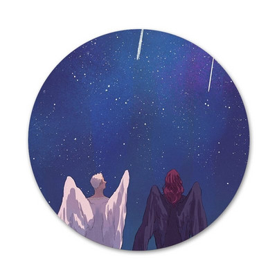 Odznak dobrého znamenia, brošňa, špendlíky, doplnky na oblečenie, dekorácia batohu, darček 58 mm