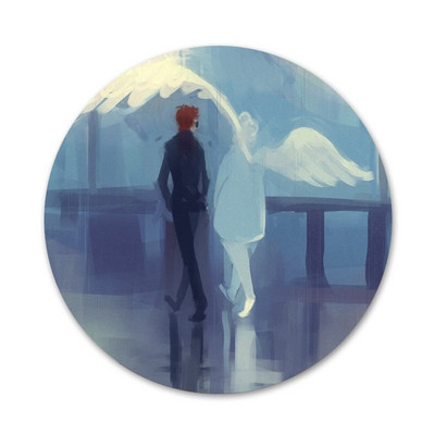 Odznak dobrého znamenia, brošňa, špendlíky, doplnky na oblečenie, dekorácia batohu, darček 58 mm