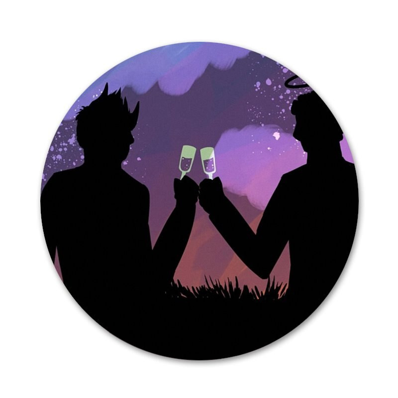 Odznak dobrého znamenia, brošňa, špendlíky, doplnky na oblečenie, dekorácia batohu, darček 58 mm