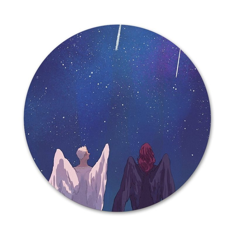 Odznak dobrého znamenia, brošňa, špendlíky, doplnky na oblečenie, dekorácia batohu, darček 58 mm