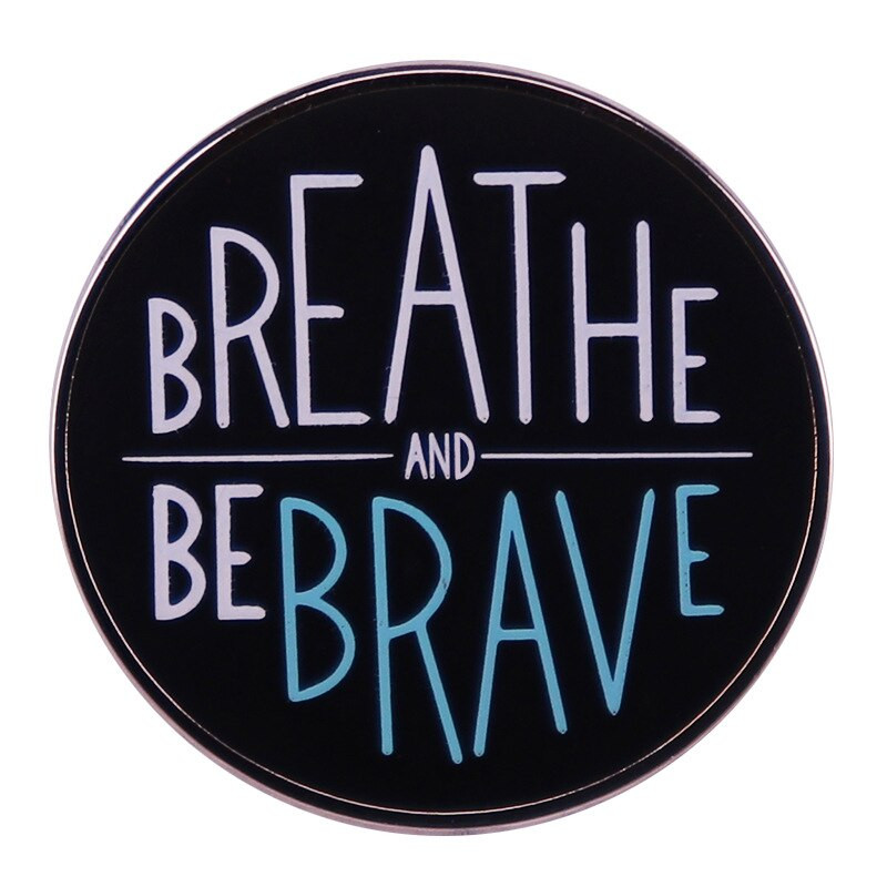 C3524 Motyvacinės citatos Emalio Smeigtukai Sagės Krepšys Skrybėlė Atvartas Smeigtukas Laiškas Ženkliukas Papuošalai Dovanos Vaikai Mergaitės Berniukai