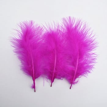 Marabou Turkey Feathers Phaasant Feathers for Crafts Λευκά φτερά για κοσμήματα Κατασκευή για ρούχα Carnaval Assesoires Plumas