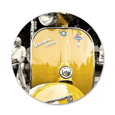 Vespa tõukeratta ikoonid nööpnõelad märgi kaunistus prossid Metallist märgid riiete jaoks seljakoti kaunistus 58 mm