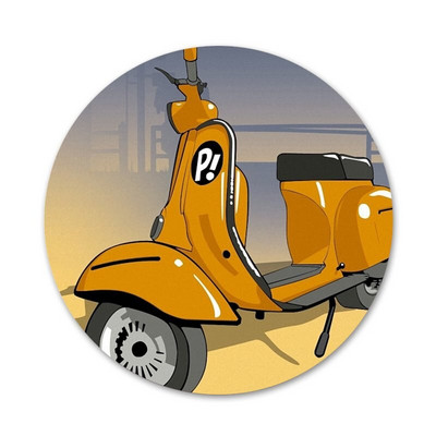 Vespa tõukeratta ikoonid nööpnõelad märgi kaunistus prossid Metallist märgid riiete jaoks seljakoti kaunistus 58 mm