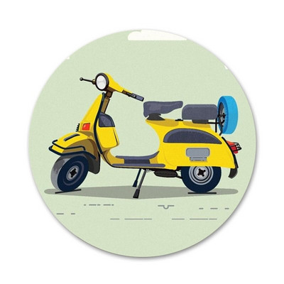 Vespa tõukeratta ikoonid nööpnõelad märgi kaunistus prossid Metallist märgid riiete jaoks seljakoti kaunistus 58 mm