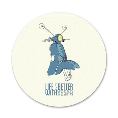 Vespa tõukeratta ikoonid nööpnõelad märgi kaunistus prossid Metallist märgid riiete jaoks seljakoti kaunistus 58 mm