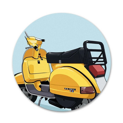 Vespa tõukeratta ikoonid nööpnõelad märgi kaunistus prossid Metallist märgid riiete jaoks seljakoti kaunistus 58 mm