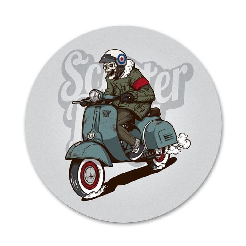 Vespa tõukeratta ikoonid nööpnõelad märgi kaunistus prossid Metallist märgid riiete jaoks seljakoti kaunistus 58 mm