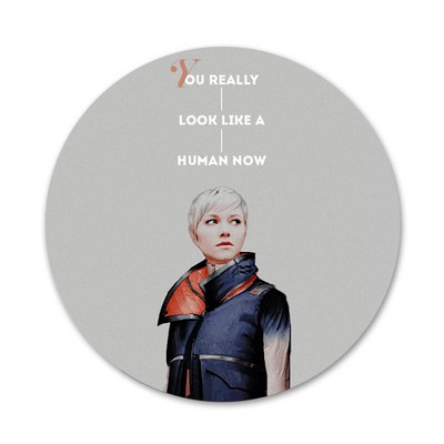 58 mm IGRA Detroit Become Human Ikone Igle Dekoracija znački Broševi Metalne značke za odjeću Dekoracija ruksaka