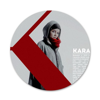 58 mm IGRA Detroit Become Human Ikone Igle Dekoracija znački Broševi Metalne značke za odjeću Dekoracija ruksaka