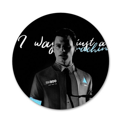 58 mm IGRA Detroit Become Human Ikone Igle Dekoracija znački Broševi Metalne značke za odjeću Dekoracija ruksaka