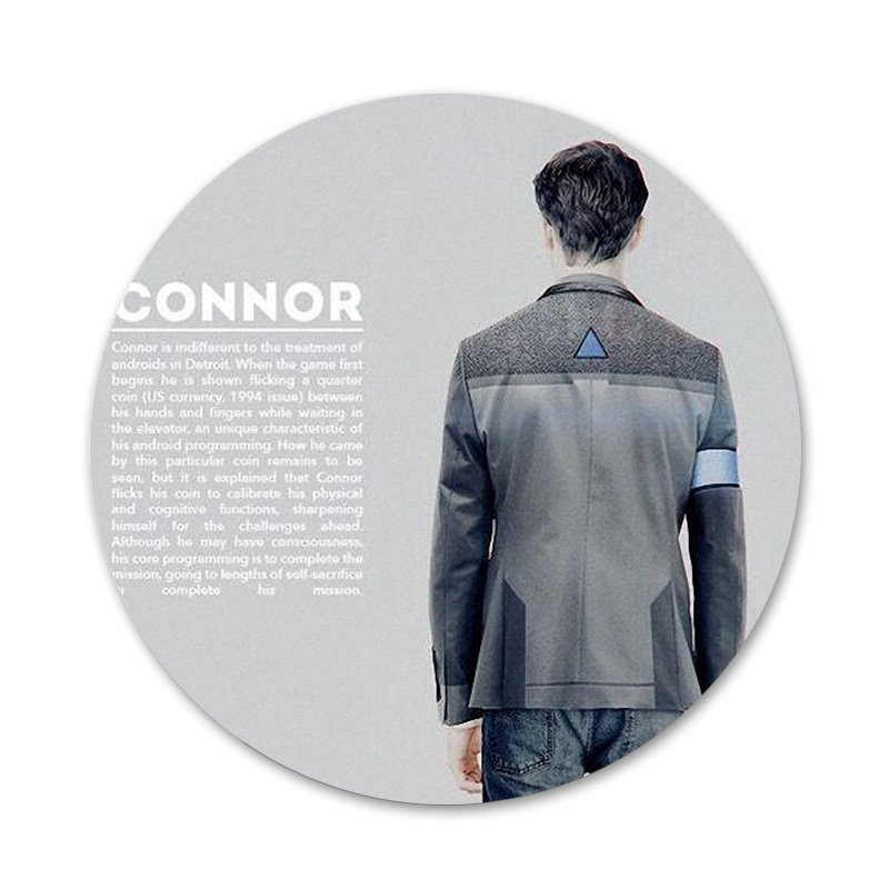 58 mm IGRA Detroit Become Human Ikone Igle Dekoracija znački Broševi Metalne značke za odjeću Dekoracija ruksaka