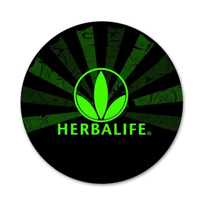 Juoda ir žalia Herbalife Prabangūs Piktogramos Smeigtukai Ženkliuko apdaila Sagės Metaliniai ženkleliai drabužiams Kuprinės puošimas