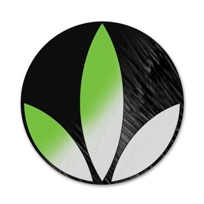 Juoda ir žalia Herbalife Prabangūs Piktogramos Smeigtukai Ženkliuko apdaila Sagės Metaliniai ženkleliai drabužiams Kuprinės puošimas