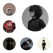 58mm Laura Pergolizzi LP rapper Ikony Pins Odznak Dekorácia Brošne Kovové odznaky na dekoráciu batohu