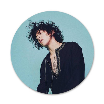 58mm Laura Pergolizzi LP rapper Ikony Pins Odznak Dekorácia Brošne Kovové odznaky na dekoráciu batohu