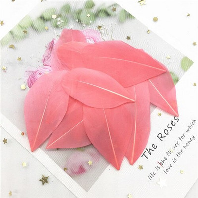 Pene naturale de gâscă 40-80mm Pene multicolore Pene DIY Bijuterii Artizanat Confecţionarea de nuntă Accesorii pentru decorare petreceri 50 buc