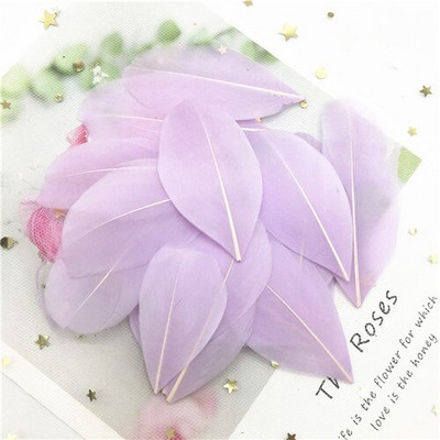 Pene naturale de gâscă 40-80mm Pene multicolore Pene DIY Bijuterii Artizanat Confecţionarea de nuntă Accesorii pentru decorare petreceri 50 buc