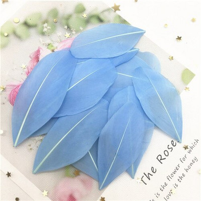 Pene naturale de gâscă 40-80mm Pene multicolore Pene DIY Bijuterii Artizanat Confecţionarea de nuntă Accesorii pentru decorare petreceri 50 buc