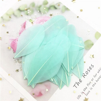 Pene naturale de gâscă 40-80mm Pene multicolore Pene DIY Bijuterii Artizanat Confecţionarea de nuntă Accesorii pentru decorare petreceri 50 buc