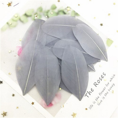 Pene naturale de gâscă 40-80mm Pene multicolore Pene DIY Bijuterii Artizanat Confecţionarea de nuntă Accesorii pentru decorare petreceri 50 buc