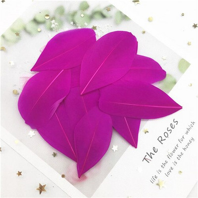 Pene naturale de gâscă 40-80mm Pene multicolore Pene DIY Bijuterii Artizanat Confecţionarea de nuntă Accesorii pentru decorare petreceri 50 buc