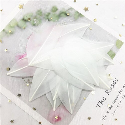 Pene naturale de gâscă 40-80mm Pene multicolore Pene DIY Bijuterii Artizanat Confecţionarea de nuntă Accesorii pentru decorare petreceri 50 buc