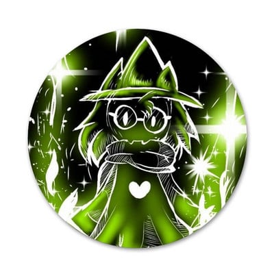 58mm Deltarune Ralsei od Lileaves Odznak Brošňa Špendlíky Doplnky Na Oblečenie Batoh Dekorácia Darček