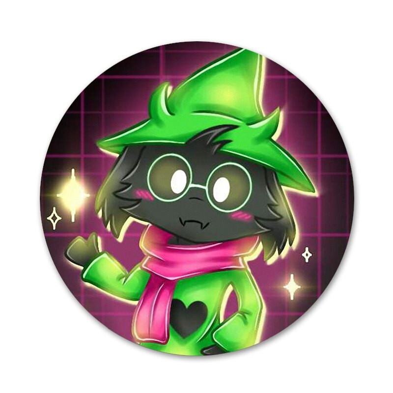 58mm Deltarune Ralsei od Lileaves Odznak Brošňa Špendlíky Doplnky Na Oblečenie Batoh Dekorácia Darček