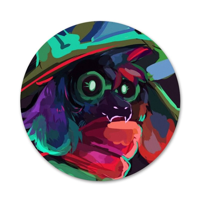 58mm Deltarune Ralsei od Lileaves Odznak Brošňa Špendlíky Doplnky Na Oblečenie Batoh Dekorácia Darček