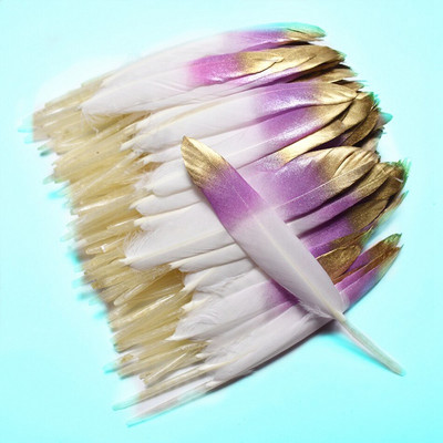 20 tk kullavärvi pardisulgi käsitööks Naturaalsed peosuled ehete valmistamiseks isetegemise jaoks kodus pulmade kaunistamiseks 10-15 cm